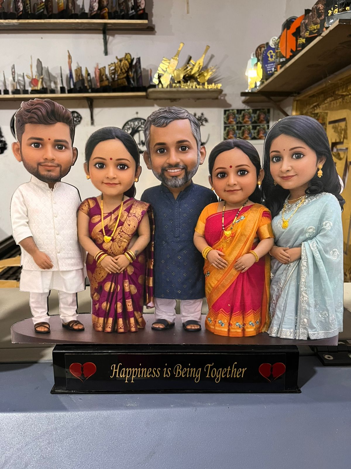 Premium Family Portrait Caricature - Style III